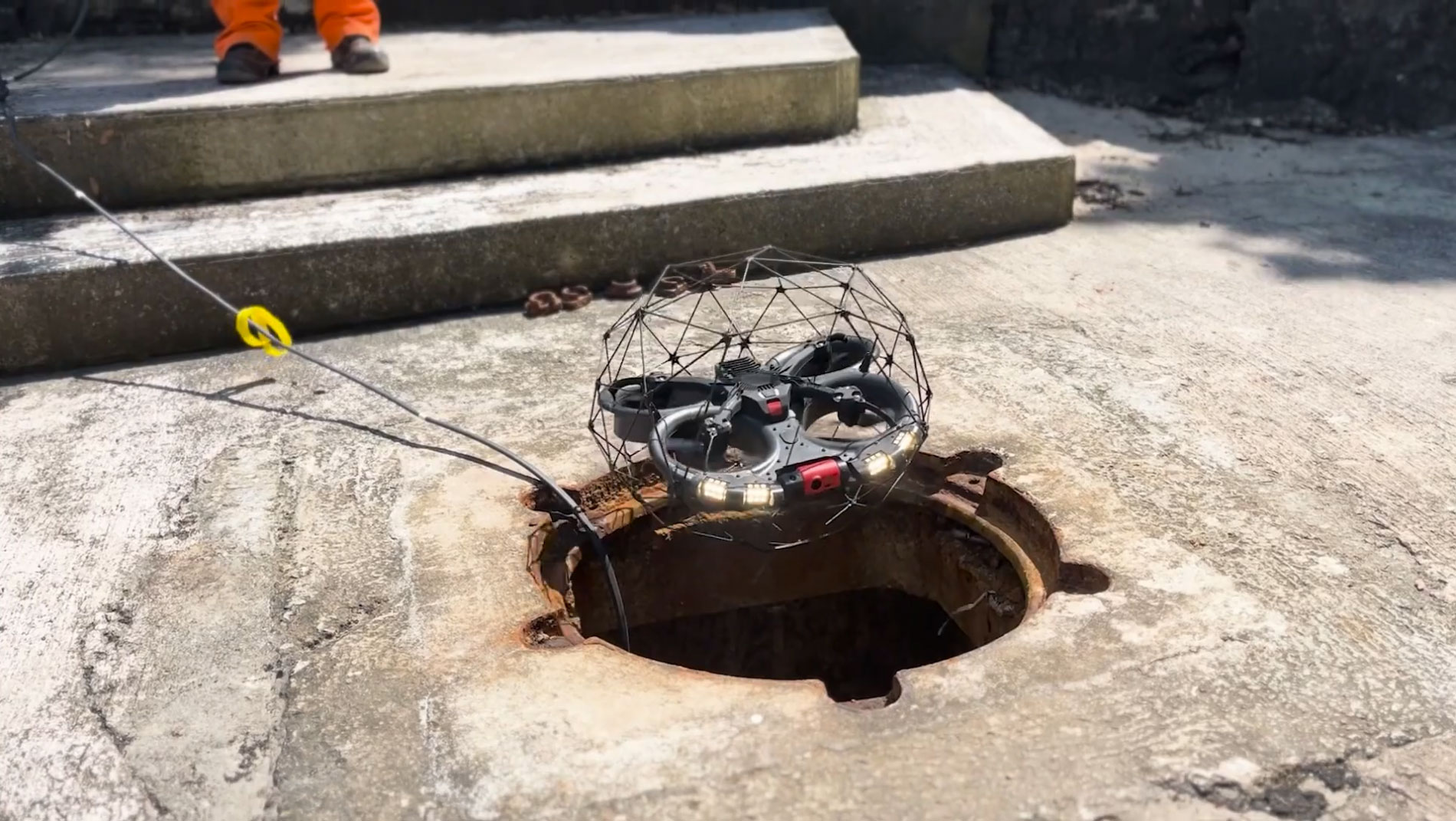 Confined space drone inspections